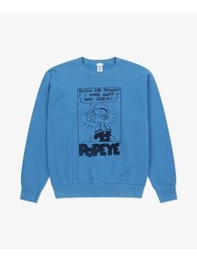 RE/DONE Popeye Upcycled Graphic Sweatshirt (XS/S)